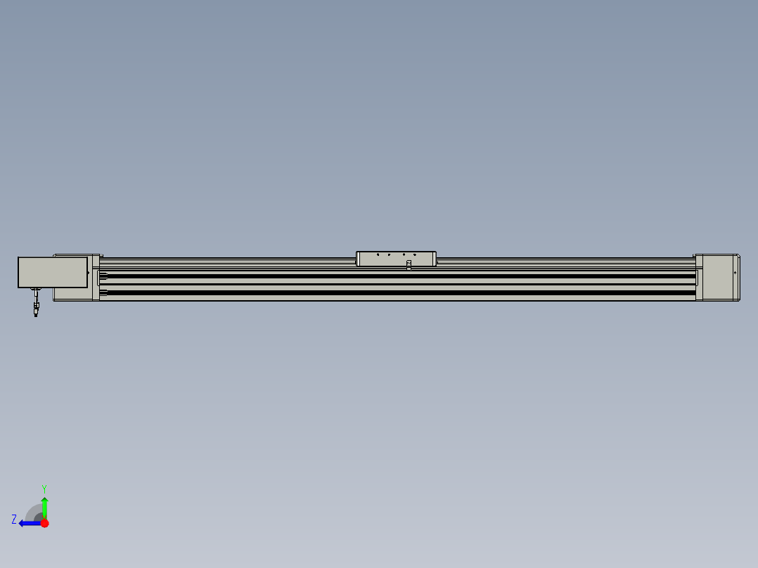 威洛博直线电机模组EB20-L224-S1500-BL-ZP75-MS3-5K右视图