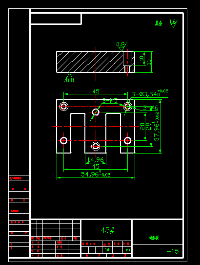 D0798-变压器芯片冲压工艺与模具设计+CAD+说明书==527722=300