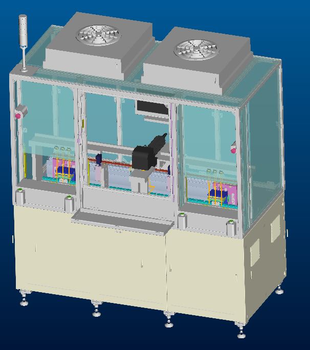 硬盘折片激光辐射角度调整机3D+说明书proe4.0可编辑