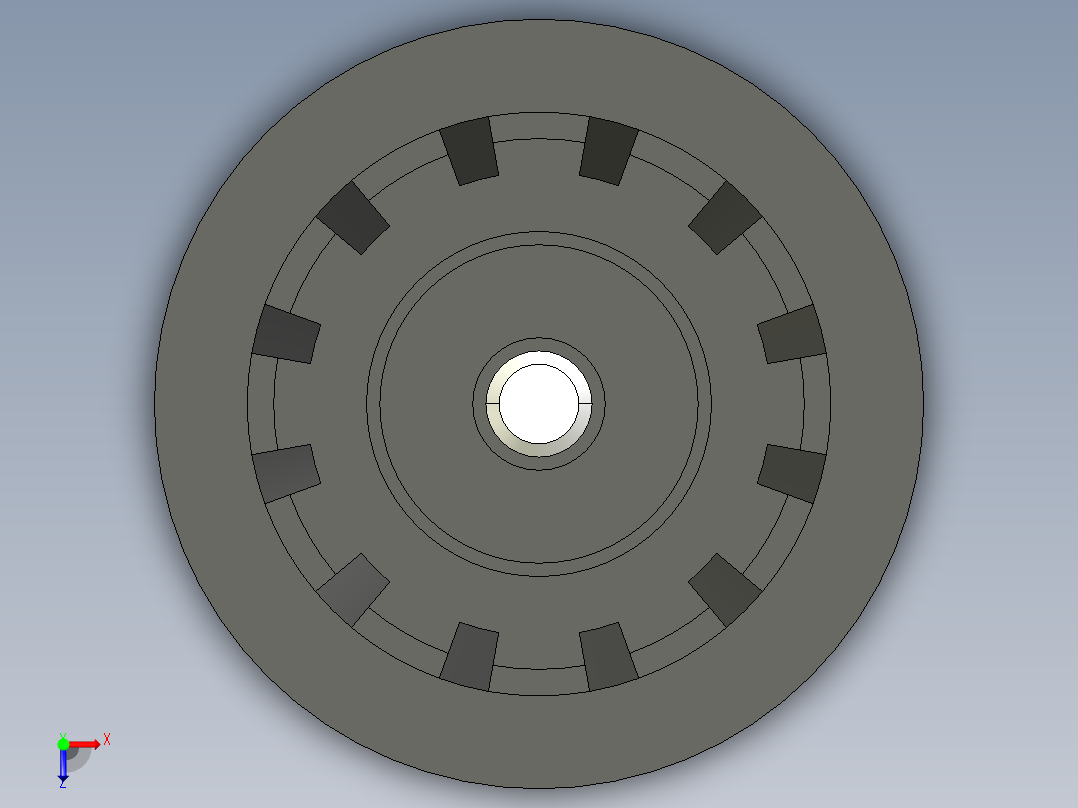 型材-KJN SUPPORT WHEEL WITH SIDE SUPPORT 3842218941俯视图