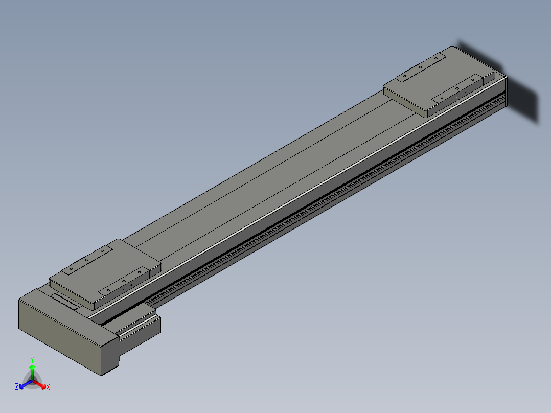 直线模组LHC14-S850-L设计图纸