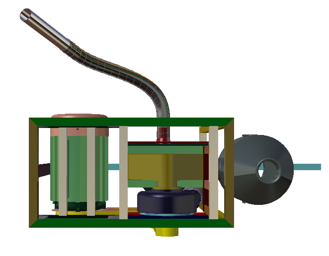 自吸式玉米大豆药材粉碎机catia模型