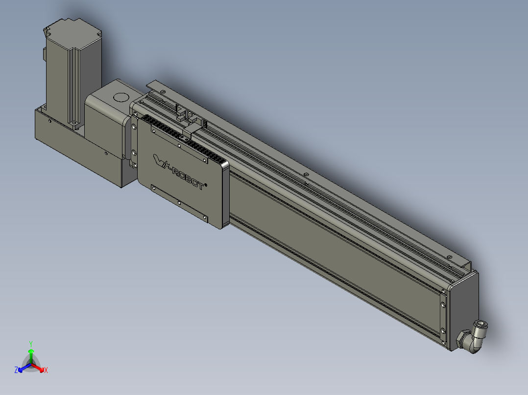 威洛博VBC10-S350-BL-P40正等轴测图