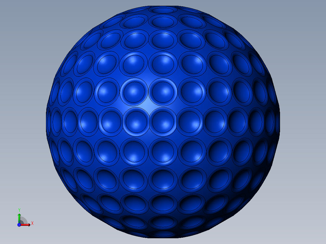 高尔夫球3前视图