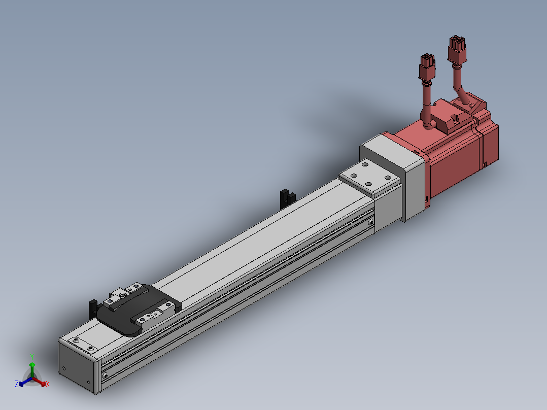 精密模组MY50-T10-250L-BC-P20B-C4-C正等轴测图