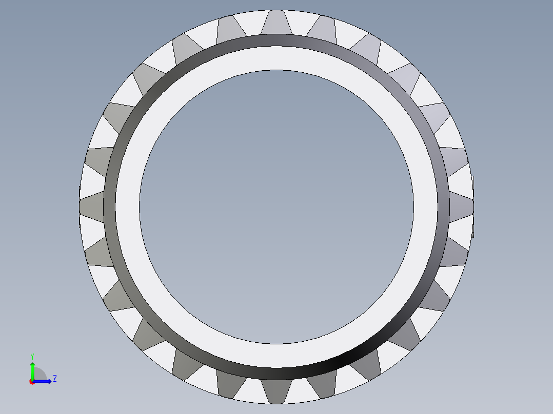 卡套式工业通用硬管接头Progressive_stop_ring_PSR08LX左视图