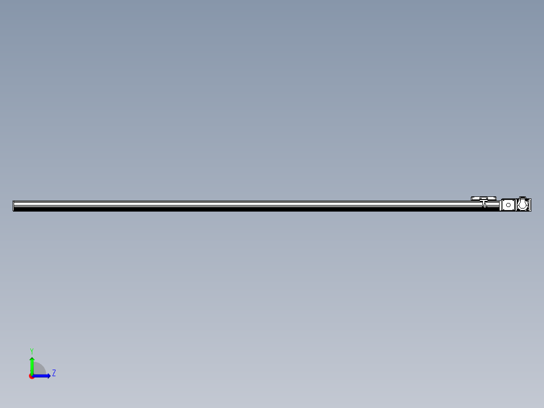 同步带全封闭直线模组TPA-HCB-105D-90-L2300-MR-C-P20-N3左视图