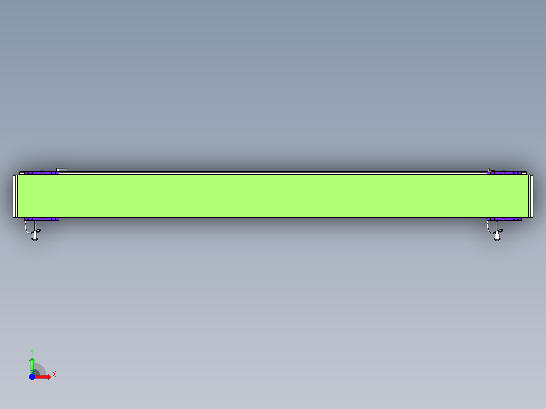 威洛博VL系列3d模型模组2VL22H2Y-S2200前视图