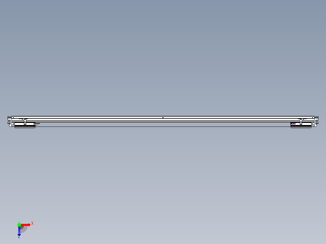 威洛博VL系列3d模型模组2VL22H2Y-S2200俯视图