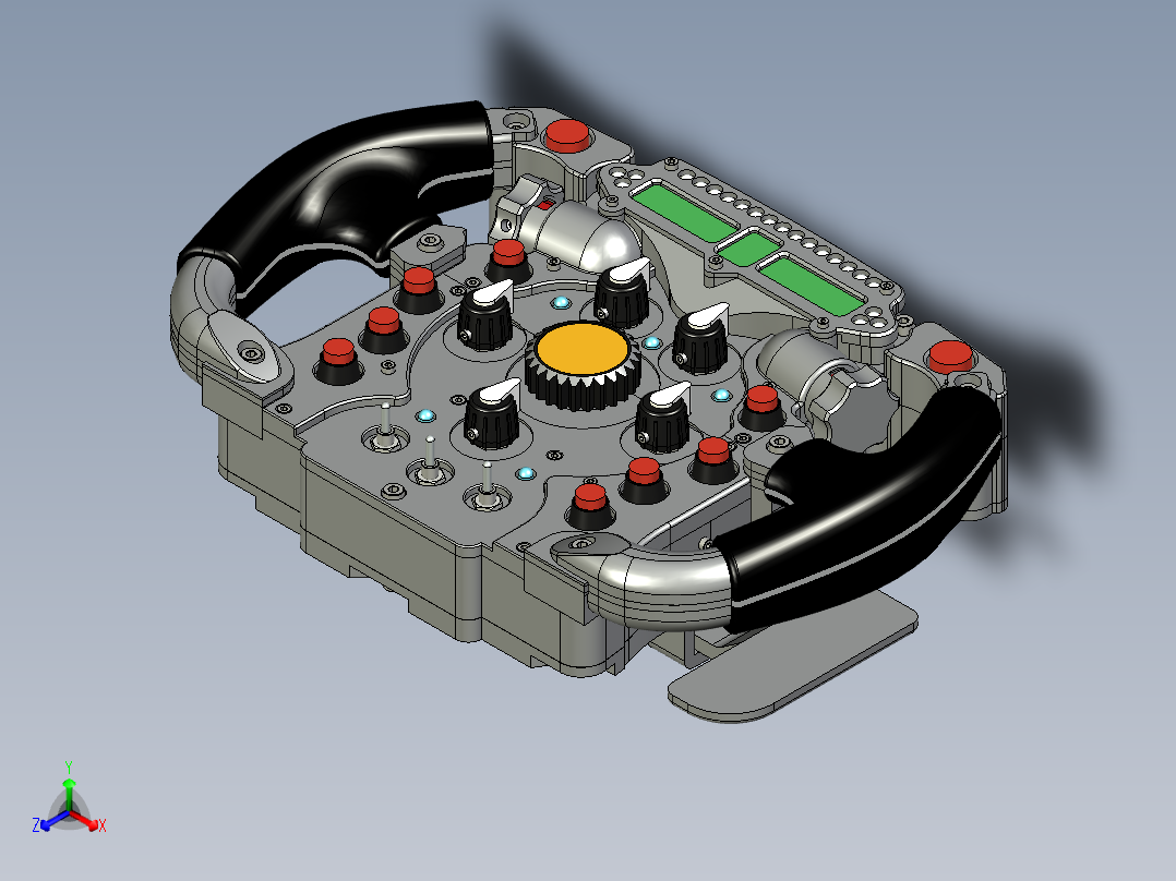 F1模拟赛车方程式<span style='color: red'>方向盘</span>