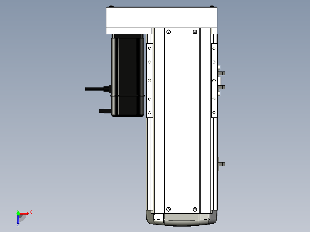 Toyo东佑达直线模组-ETH14-150-BL-400W+煞車俯视图