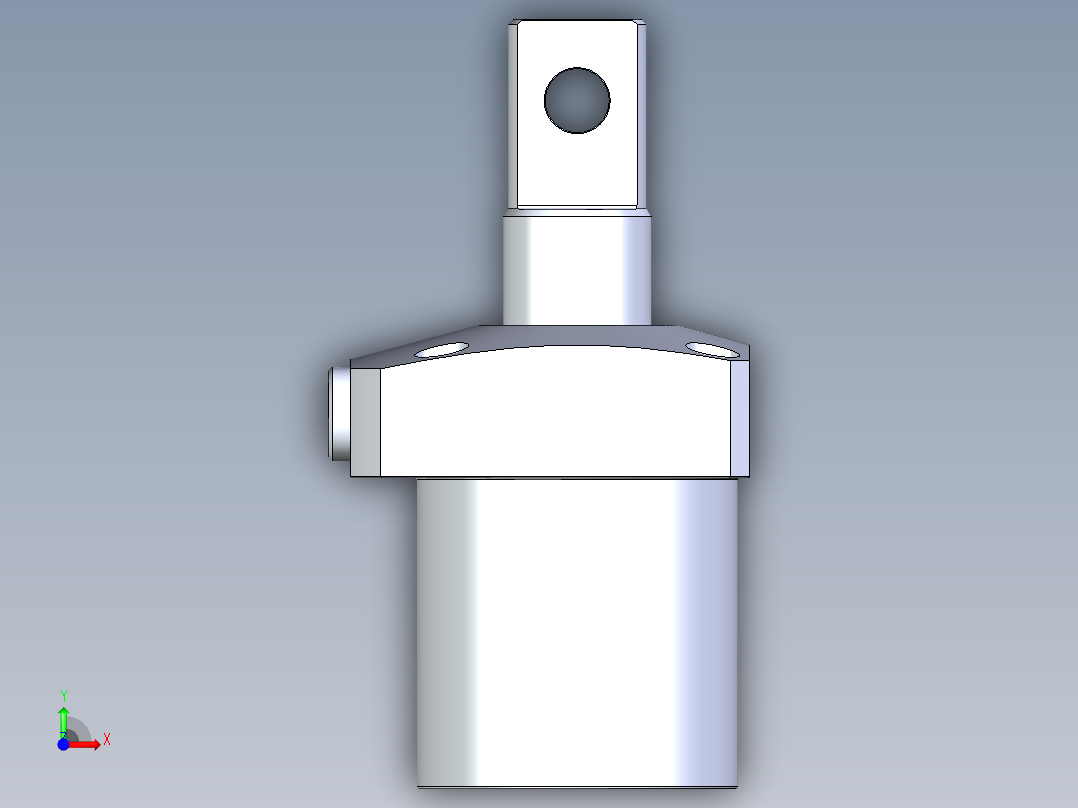 KOSMEKLHA0650-Cx-P_rev1多系列多零件图纸模型前视图