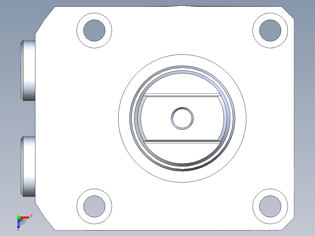 KOSMEKLHA0650-Cx-P_rev1多系列多零件图纸模型俯视图