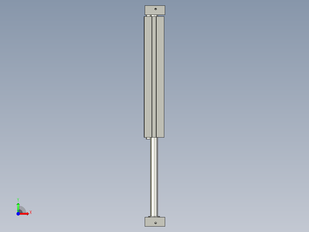 BLOCK 滑台缸前视图