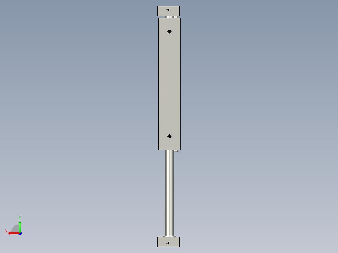 BLOCK 滑台缸后视图