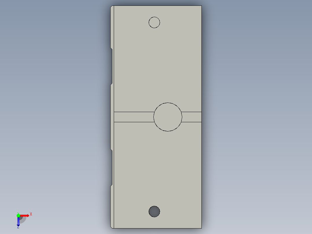 BLOCK 滑台缸俯视图