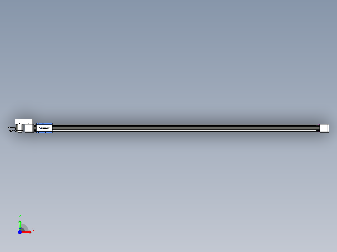 威洛博LB.GB同步带传动--欧规系列GB8-L96-S3000-BR-P75前视图