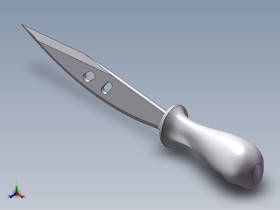 小刀正等轴测图