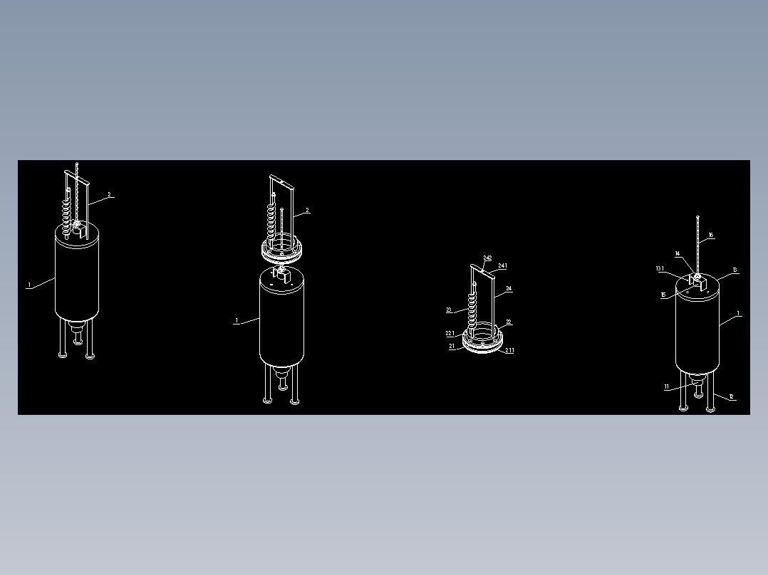 一种便于清理的精馏塔