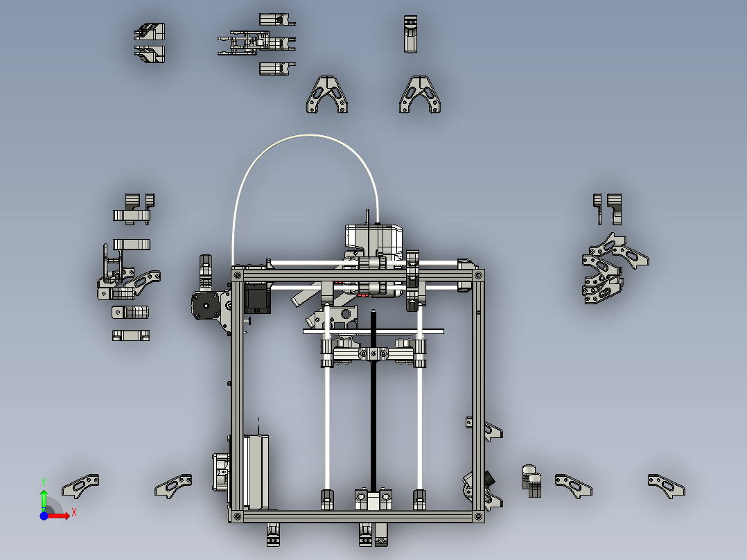 voron egacy打印机前视图