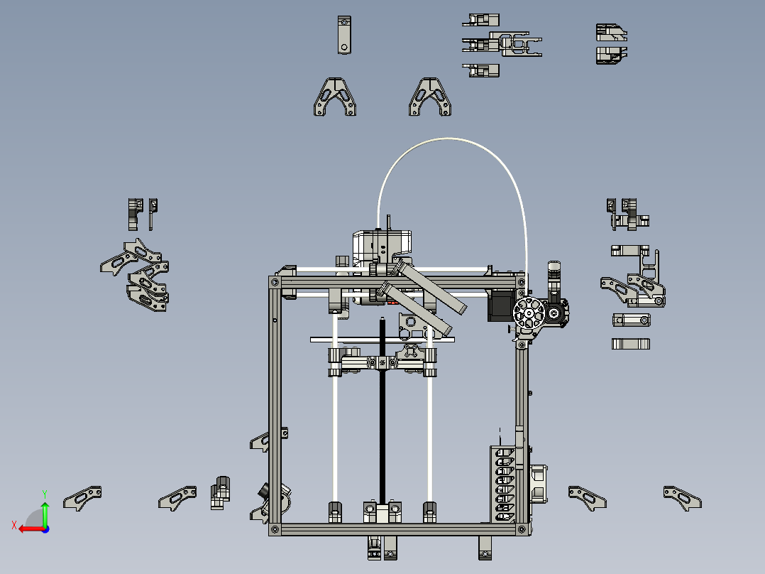 voron egacy打印机后视图