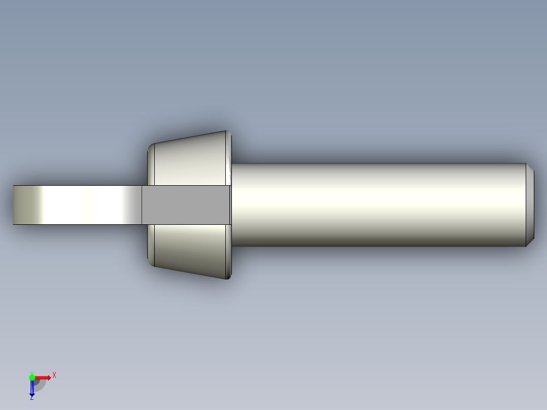 带耳螺钉-DIN_316_Wing_screws_5x0.8x18-15.6-9_26_2.3_13_5.stp俯视图