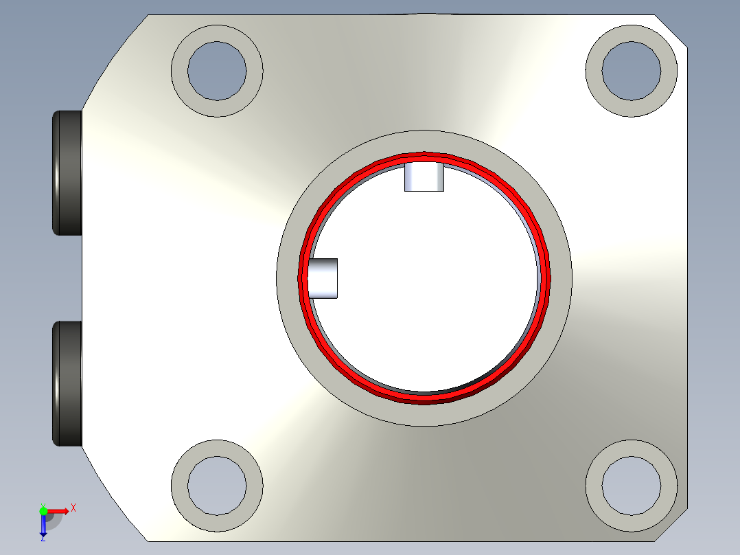 KOSMEKLHS0750-CR-F多系列多零件图纸模型俯视图