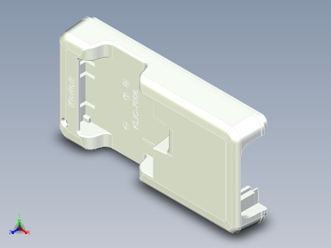 充电器正等轴测图