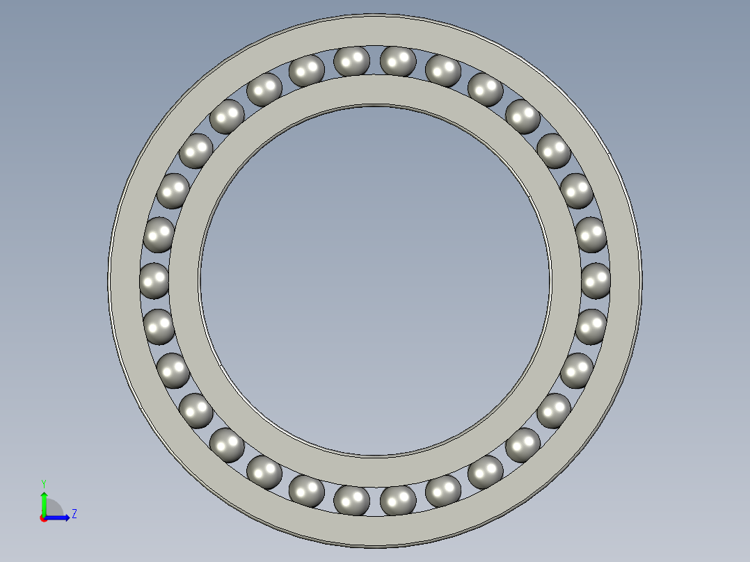 深沟球轴承16015左视图