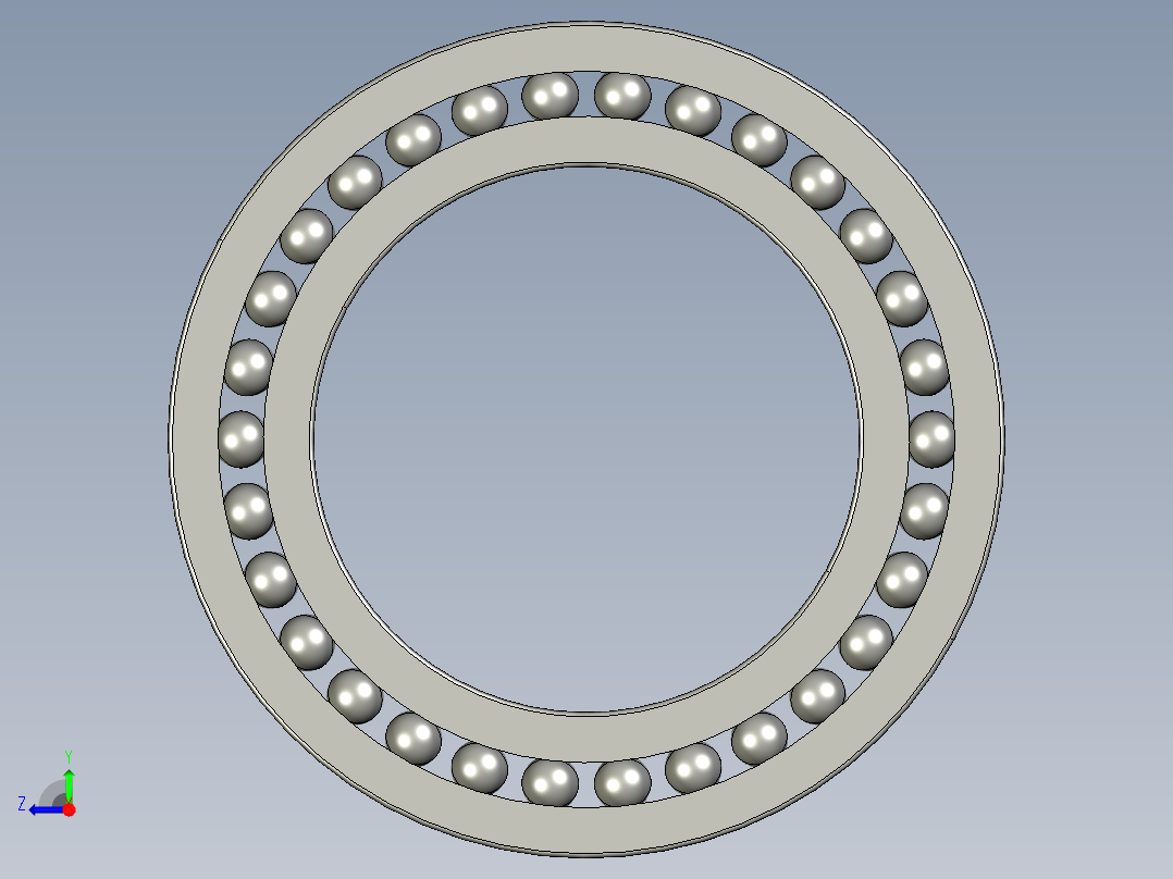 深沟球轴承16015右视图
