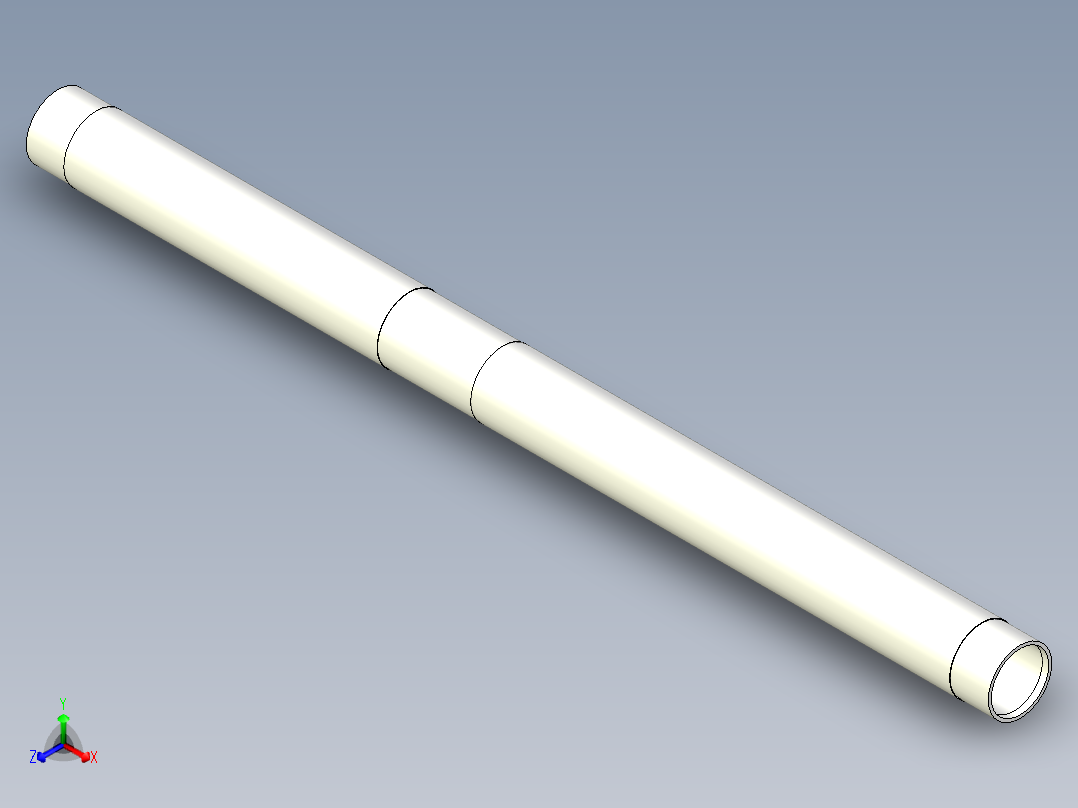 管(shoot)正等轴测图