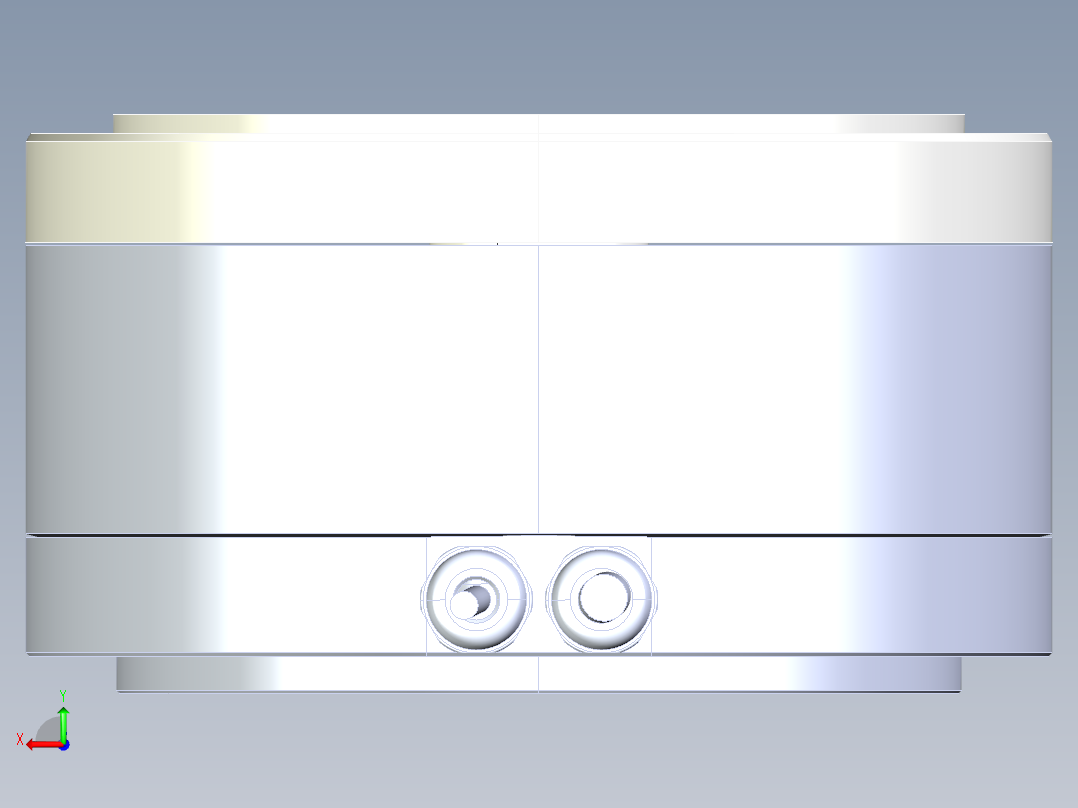 164-040直驱电机后视图