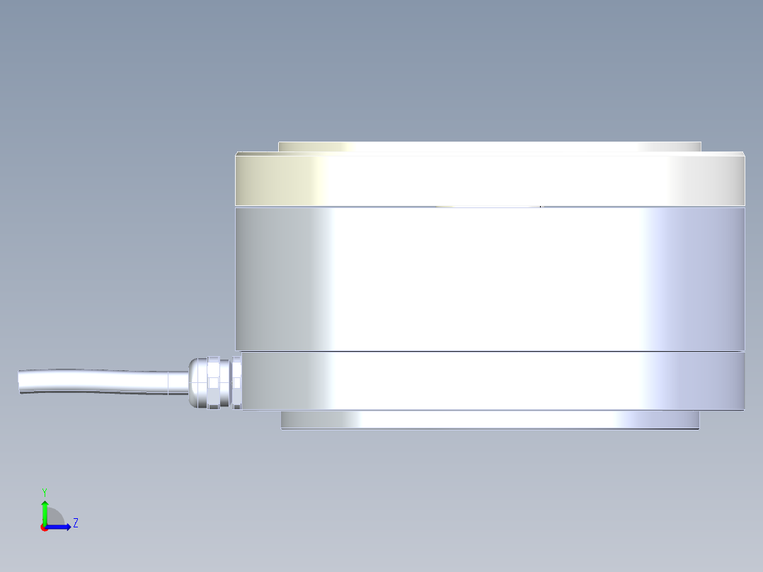 164-040直驱电机左视图