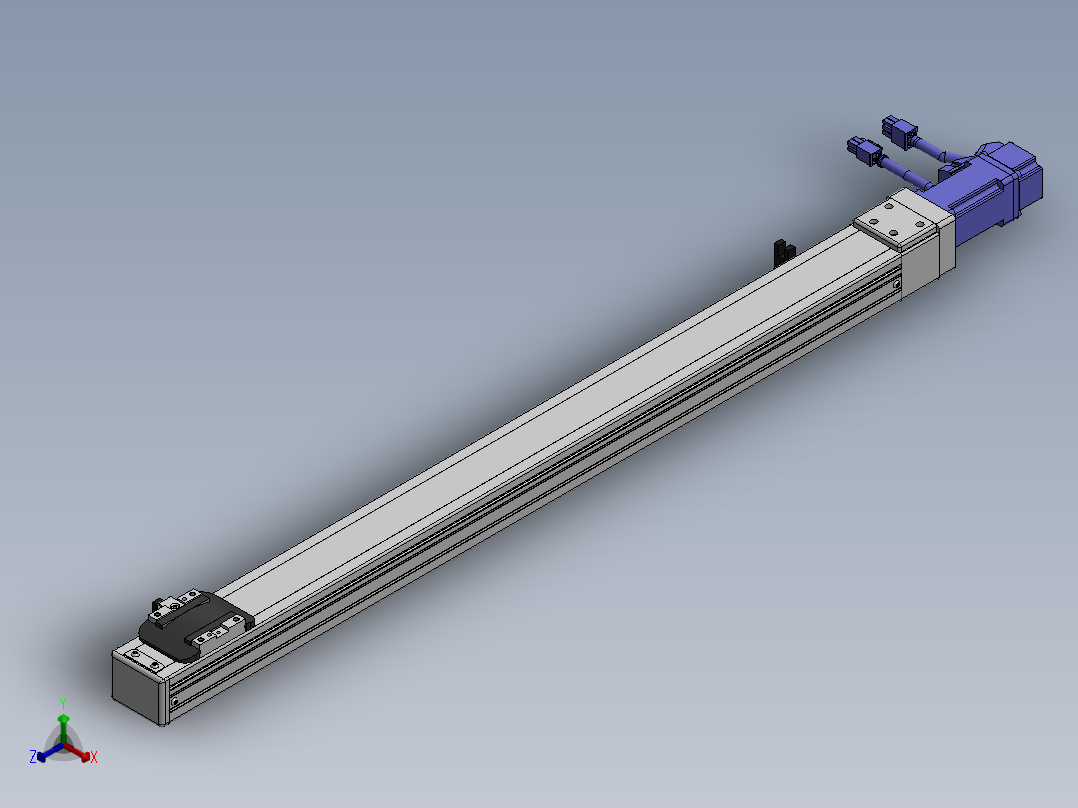 精密模组MY50-T10-600L-BC-P10B-C4-C正等轴测图