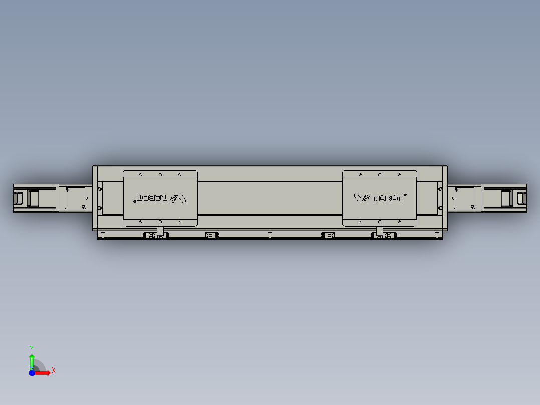 威洛博双电机滑台-VC14D2-S100-BC-P40-C6前视图