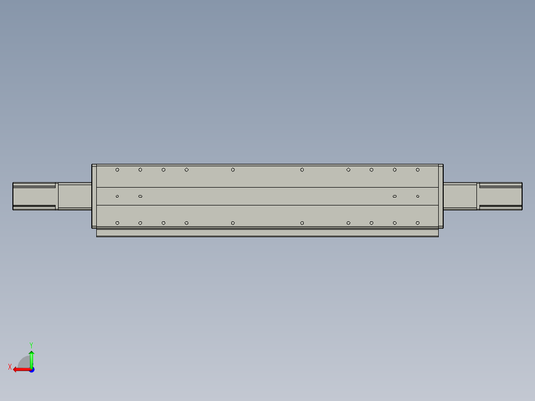威洛博双电机滑台-VC14D2-S100-BC-P40-C6后视图