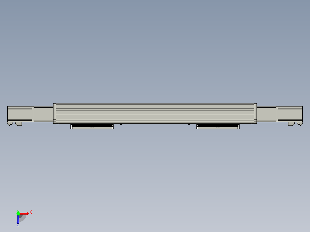 威洛博双电机滑台-VC14D2-S100-BC-P40-C6俯视图
