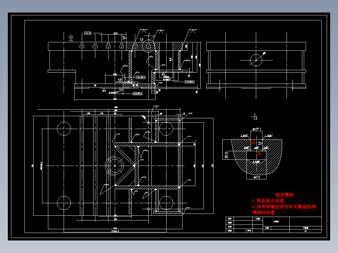 0024-15MN自由锻压机液压系统及压机主体设计