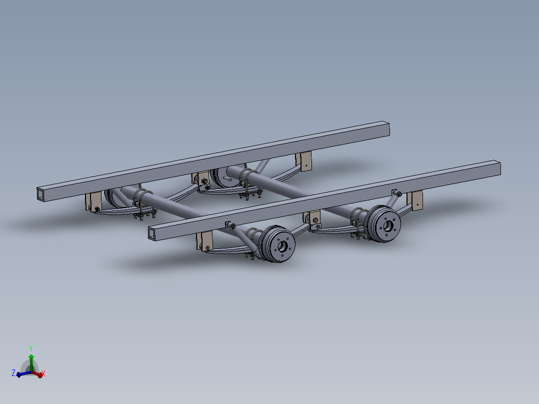 <span style='color: red'>solidworks</span> 挂车<span style='color: red'>悬架</span>