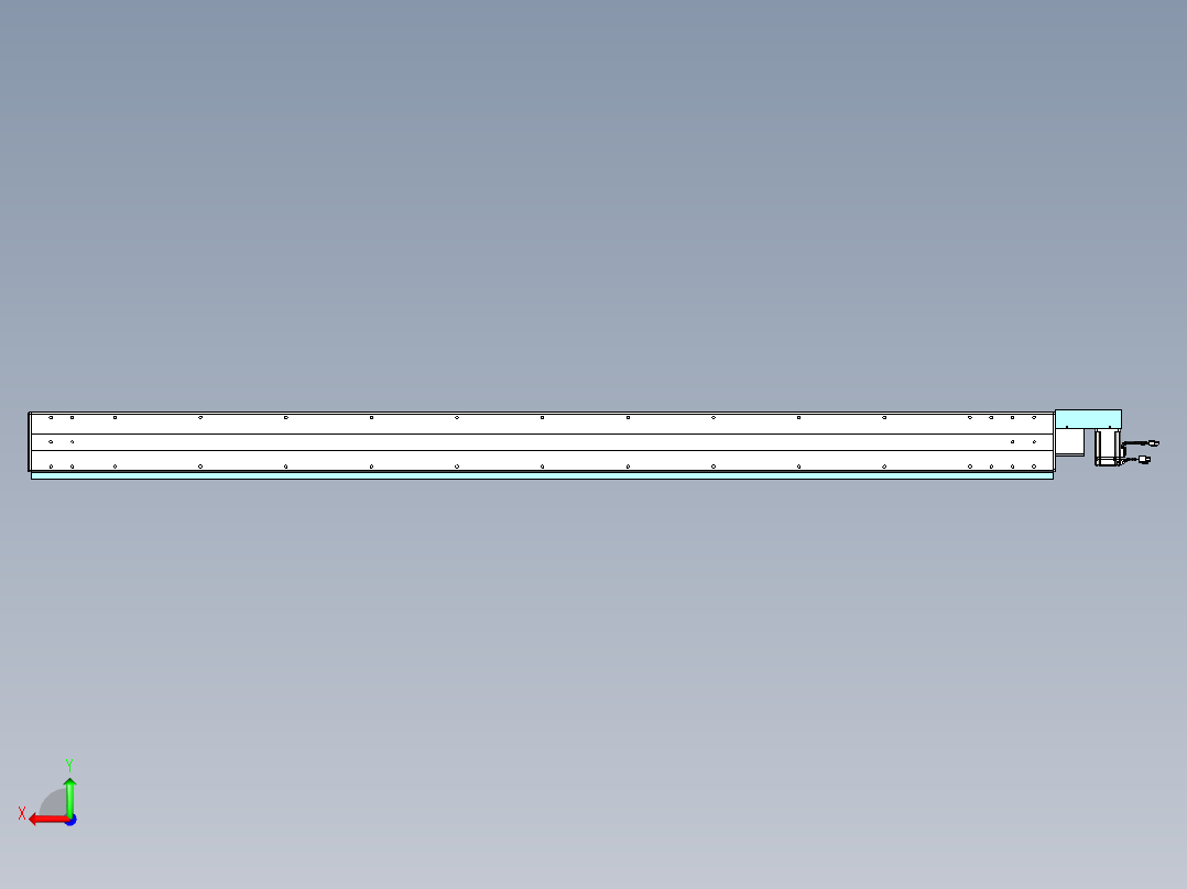 威洛博VBC同步带传动一无尘环境VBC14-L45-S2100-BR-ZP40-C3后视图