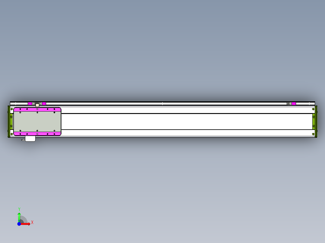 威洛博LC系列3d模型模组LC14S2Y-S1100前视图