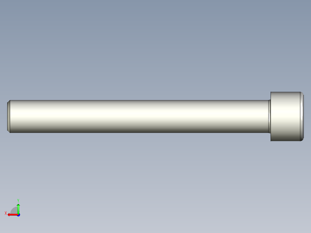 螺钉-DIN_912-M20x160.stp后视图