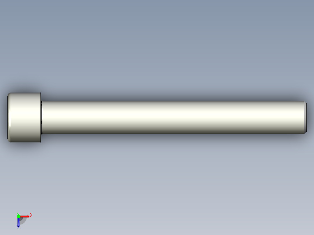 螺钉-DIN_912-M20x160.stp俯视图