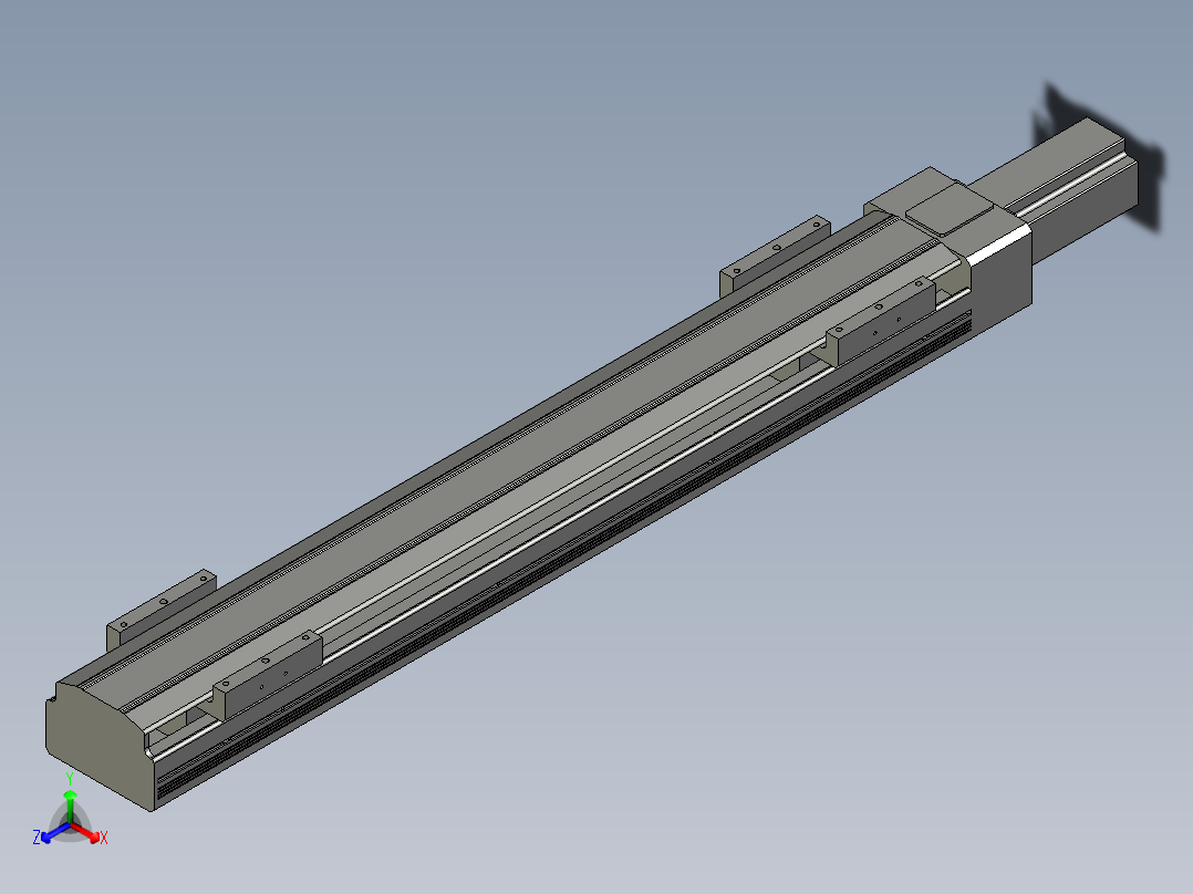 直线模组LHAT10-CA-S550-M-C3设计图纸