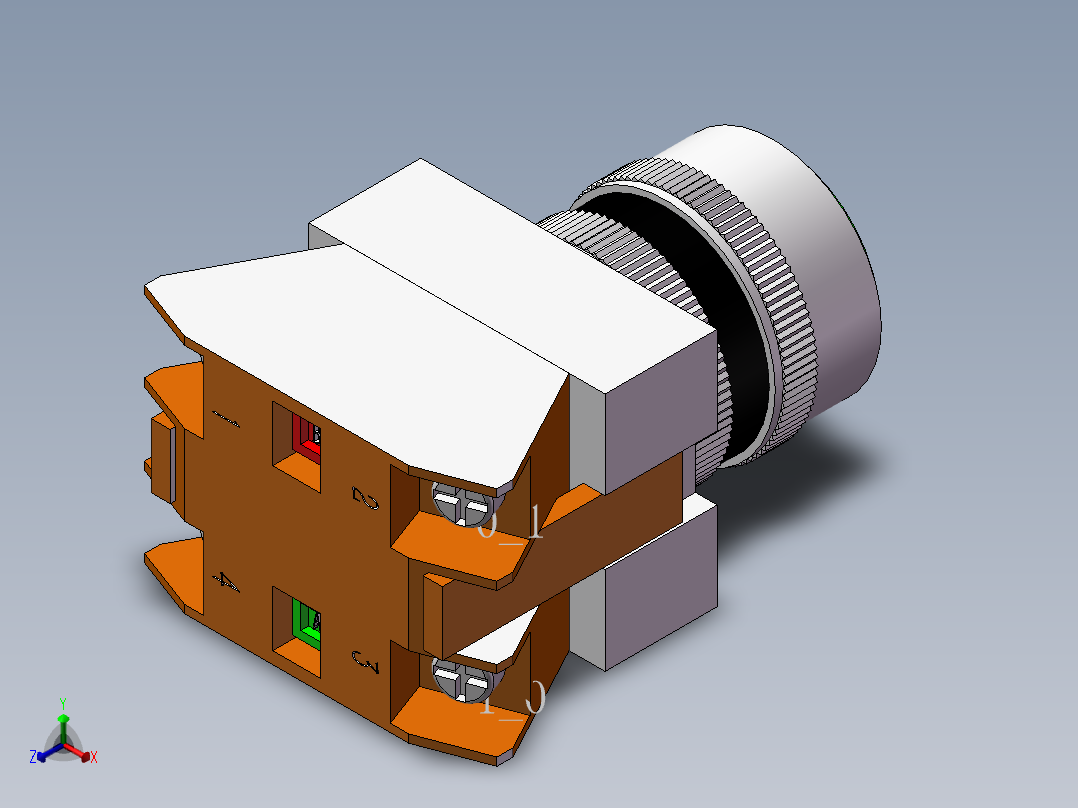 KYN28出线柜 正等轴测图