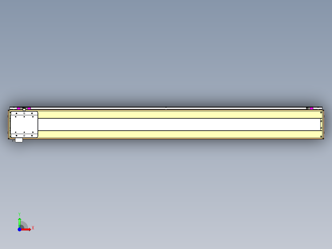 威洛博LC系列3d模型模组LC17E1Y-S1650前视图