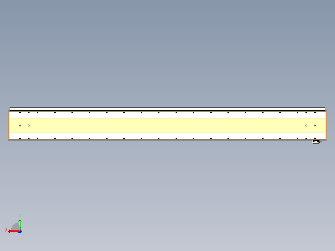 威洛博LC系列3d模型模组LC17E1Y-S1650后视图