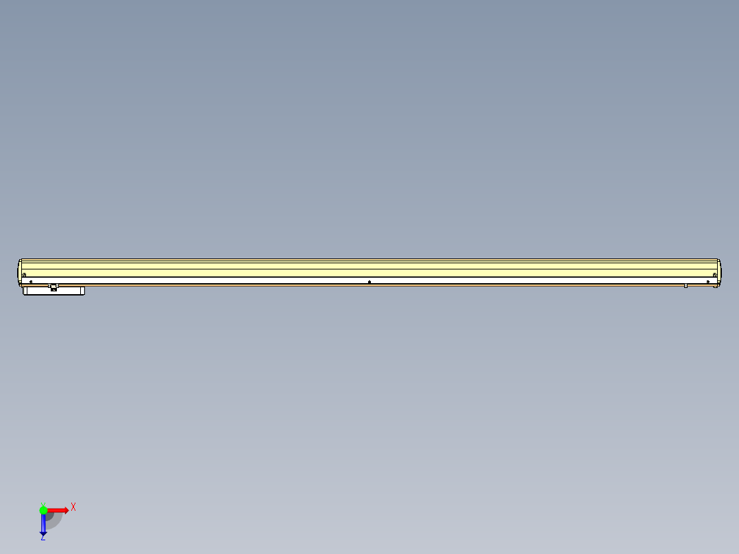 威洛博LC系列3d模型模组LC17E1Y-S1650俯视图