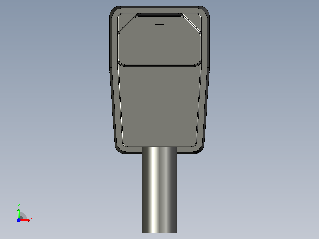 JA-2231 A电源插头前视图