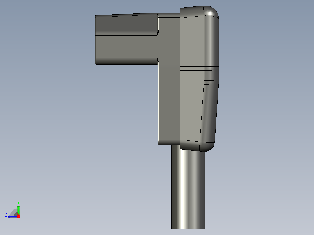 JA-2231 A电源插头右视图